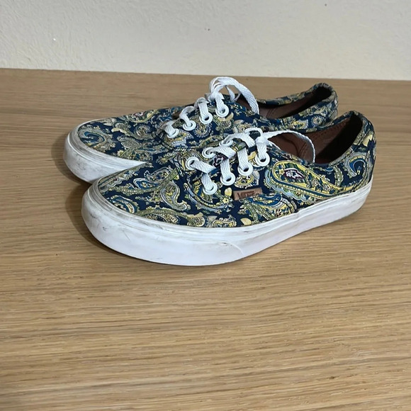 Vans Authentic Paisley Sneakers Women’s Size 6 Low Top - Picture 3 of 16